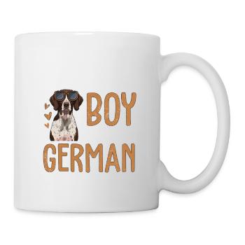 Just A Boy Who Loves German Shorthaired Pointers - Tasse - Weiß - Rechts
