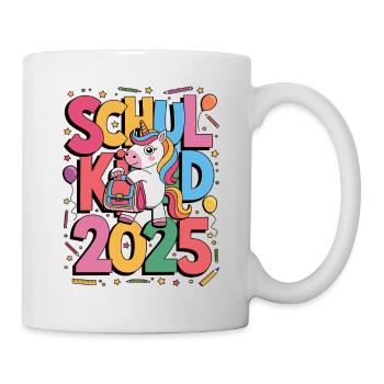 School Child 2025 School Enrollment Back to School - Mug - white - Right