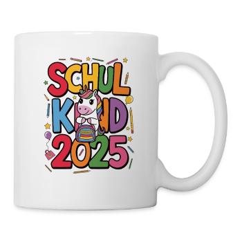 School Child 2025 School Enrollment Back to School - Mug - white - Right