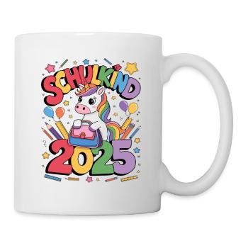 School Child 2025 School Enrollment Back to School - Mug - white - Right