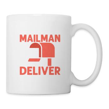 Sleep With A Mailman Mail Carrier Postal Worker - Tasse - Weiß - Rechts