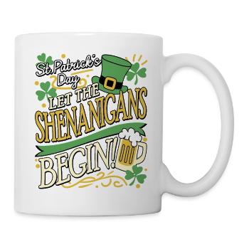 SPIELEREIEN AM ST. PATRICK'S DAY - Tasse - Weiß - Rechts
