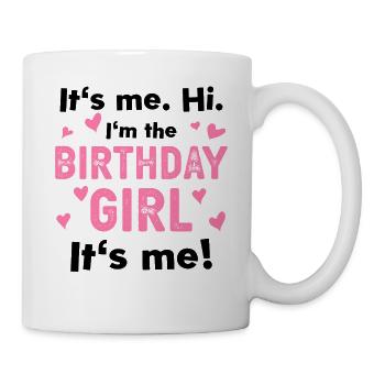 birthday girl black 2 omg die ist ja so poetisch - Mug - white - Right