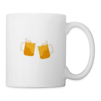 chope ta biere homme femme humour biere - Mug blanc - blanc - Droite