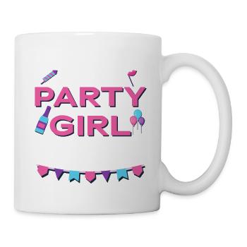 planche de travail Party Girl 1 exemplaire - Mug blanc - blanc - Droite