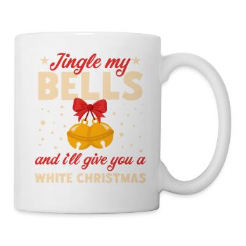 jingle bells haha funny whoah Artboard 1 - Mug - white - Right