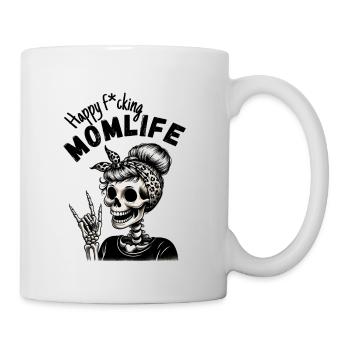 Happy f*cking Momlife - Tasse - Weiß - Rechts