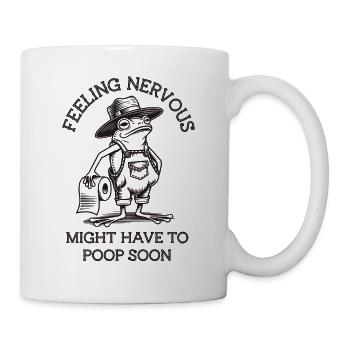 Intestin irritable Syndrom Cowboy Frog - Mug blanc - blanc - Droite