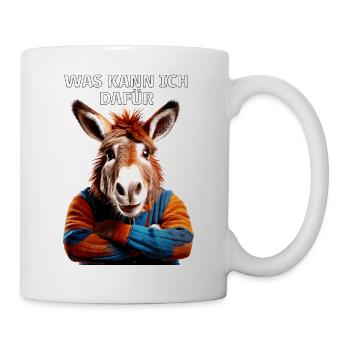 QUE PUIS-JE FAIRE À CE SUJET - Mug blanc - blanc - Droite