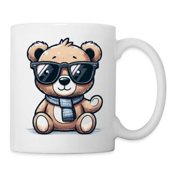 Lunettes de soleil Teddy Bear - Mug blanc - blanc - Droite