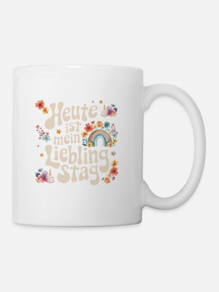 Heute ist mein Lieblingstag - Tasse - Weiß