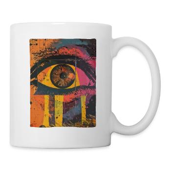 Pop Art Eye Graffiti - Mug - white - Right