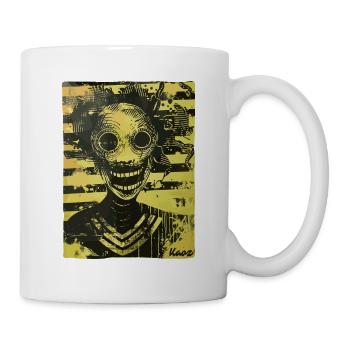 Nightmarish horror motif - Mug - white - Right
