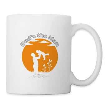 Legendary Dad t-shirt – The Man, The Myth - Mug - white - Right