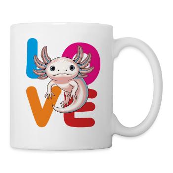 AMOUR AXOLOTL.png - Mug blanc - blanc - Droite