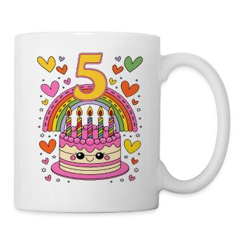 Children's birthday 5.png - Mug - white - Right
