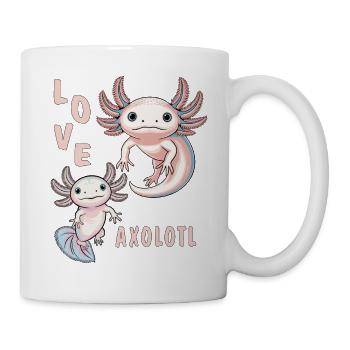 AMOUR AXOLOTL.png - Mug blanc - blanc - Droite