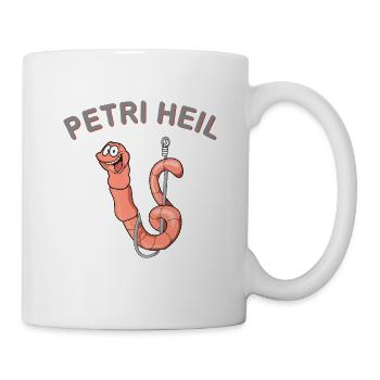 Petri Heil - Tasse - Weiß - Rechts