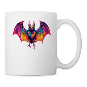 Bat Flying Fox Vampire Bat Cute Fledemice - Mug - white - Right