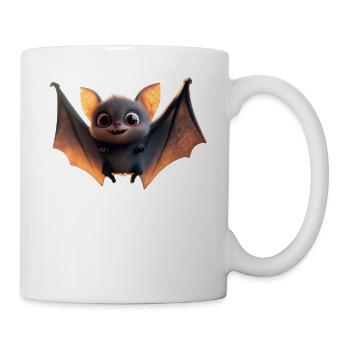 Bat Flying Fox Vampire Bat Cute Fledemice - Mug - white - Right