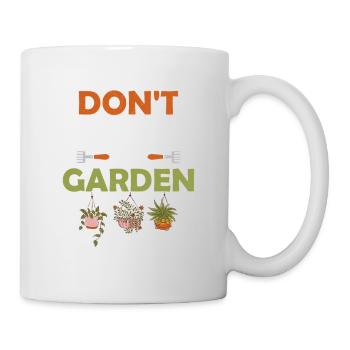 Ne touchez pas à mon jardin Jardinage botanique - Mug blanc - blanc - Droite