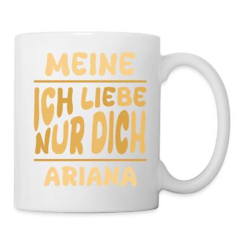 Geschenk für Ariana - Tasse - Weiß - Rechts