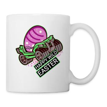 Oster Truck Osterlieferservice - Tasse - Weiß - Rechts