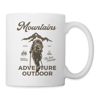 Mountain Adventure – Hiking and Nature - Mug - white - Right