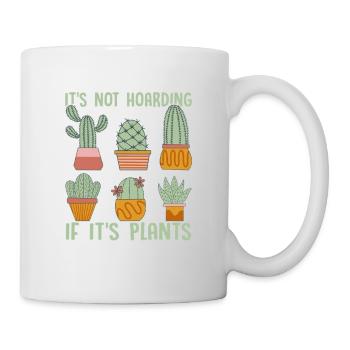 Ce n’est pas de la thésaurisation si ce sont des plantes Jardin botanique - Mug blanc - blanc - Droite
