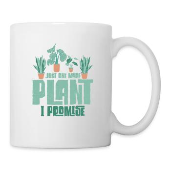 Just One More Plant I Promise Gardening Botanical - Mug - white - Right