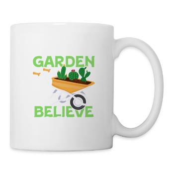 Planter Un Jardin, C’est Croire Jardin Botanique - Mug blanc - blanc - Droite