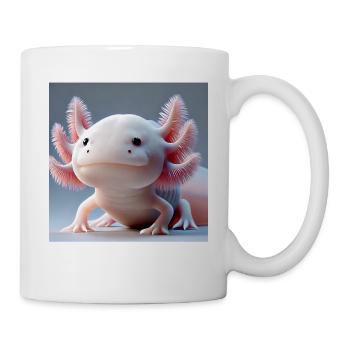 Cute Axolotl – Funny Water Creature - Mug - white - Right