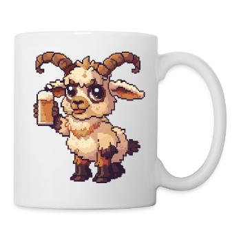 Mountain Goat Pixel Beer - Mug - white - Right