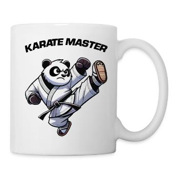 pandabär karate - Tasse - Weiß - Rechts