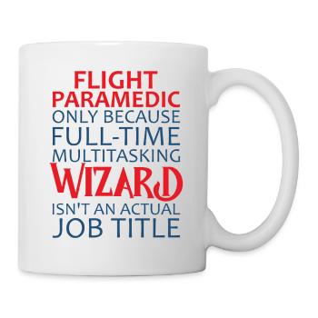 Flight Paramedic Wizard Luftrettung - Tasse - Weiß - Rechts