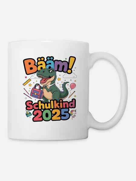 Schulkind 2025 Einschulung Schulanfang - Tasse - Weiß