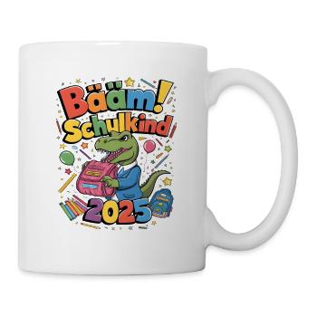 Écolier 2025 Inscription à l’école Retour à l’école - Mug blanc - blanc - Droite
