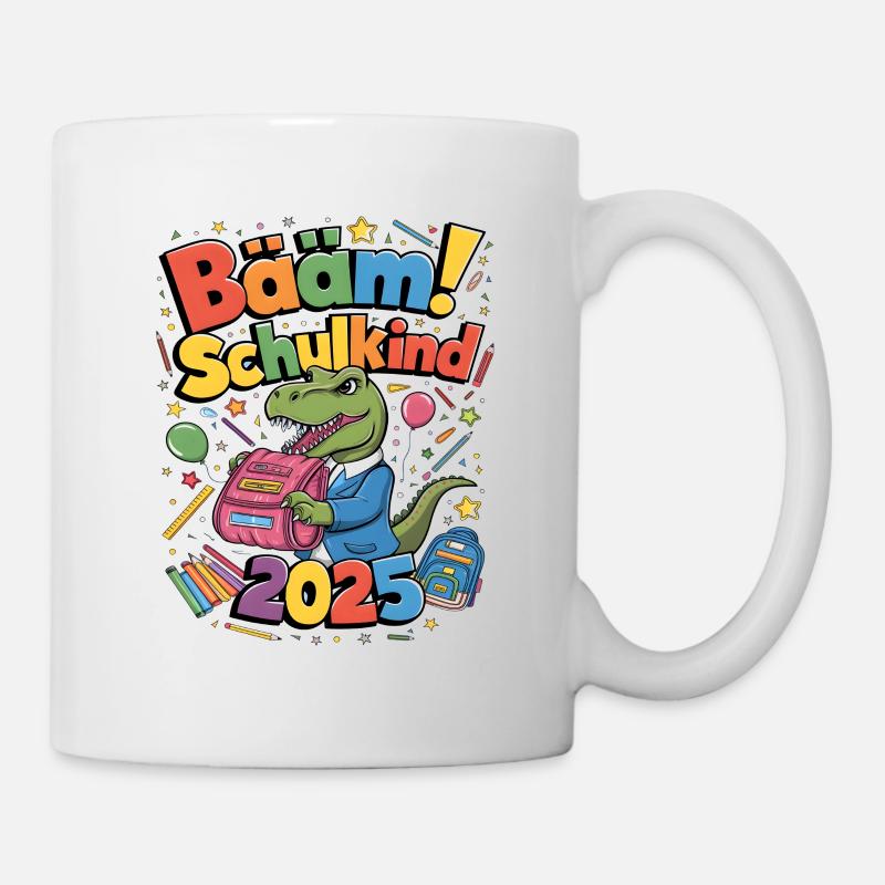 Schulkind 2025 Einschulung Schulanfang - Tasse - Weiß