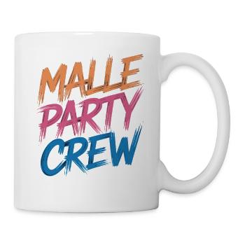Malle Party Crew - Tasse - Weiß - Rechts