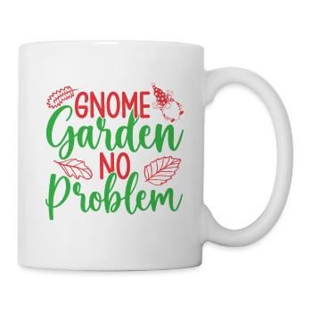 Garden Gnome Costume Gnome Garden No Problem - Mug - white - Right