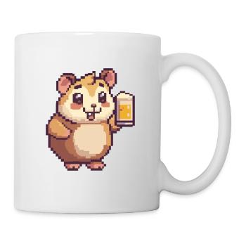 Hamster Pixel Beer - Mug - white - Right