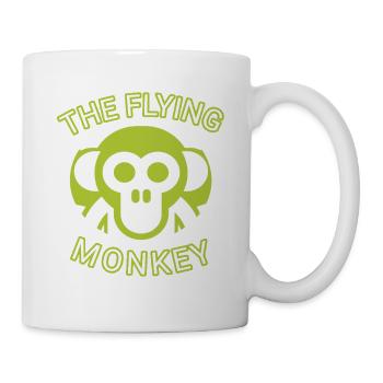 Le Singe Volant Vert - Mug blanc - blanc - Droite