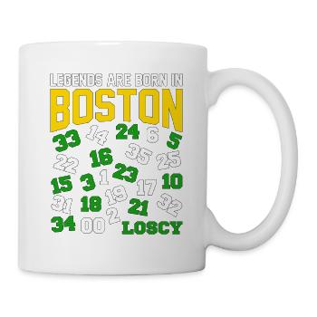 LEGENDS ARE BORN IN BOSTON - BASKET - Mug - white - Right