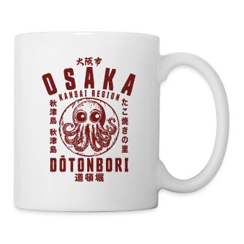 Osaka Dotonbori Japonais Takoyaki Octopus Japon - Mug blanc - blanc - Droite