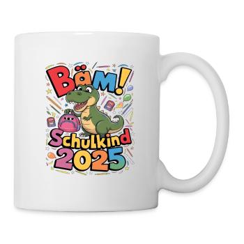 Écolier 2025 Inscription à l’école Retour à l’école - Mug blanc - blanc - Droite
