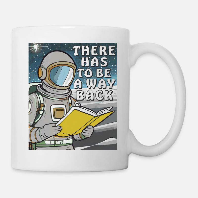 ASTRONAUT BUCH THERE HAS TO BE A WAY BACK - Tasse - Weiß