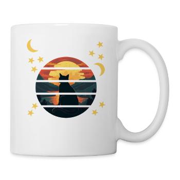 Plan de travail cat1 - Mug blanc - blanc - Droite