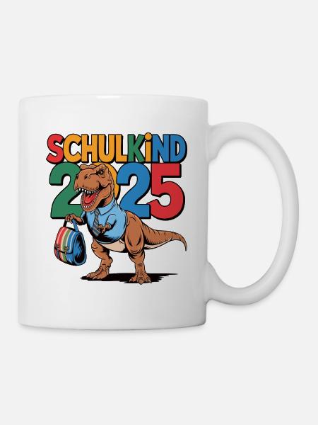 Schulkind 2025 Einschulung Schulanfang - Tasse - Weiß