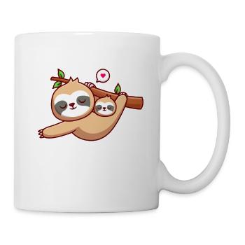 chemise de nuit ANGLAIS Plan de travail 1 - Mug blanc - blanc - Droite