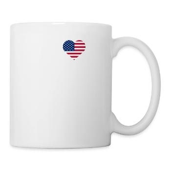 I Love LA Golden Gate Bridge Los Angeles Flag Pun - Mug - white - Right